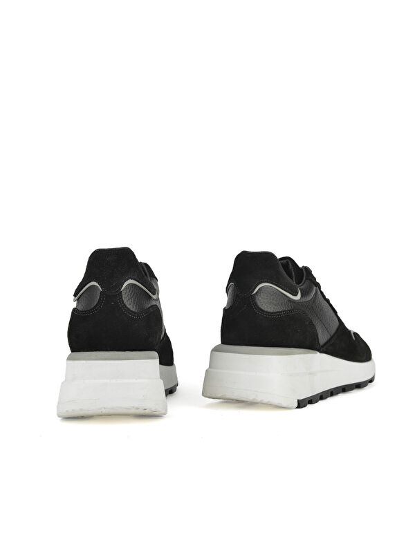 Kadın Hakiki Deri Sneaker 1431000Z5831 Siyah - Görsel 4