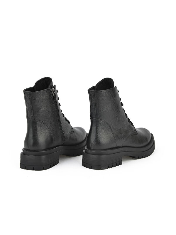 Kadın Hakiki Deri Bot 143359Z305 Siyah - Görsel 4