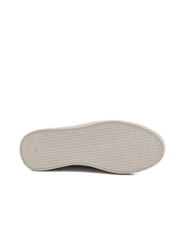 Beyaz Hakiki Deri Kadın Casual Ayakkabı 212 Z - Görsel 6