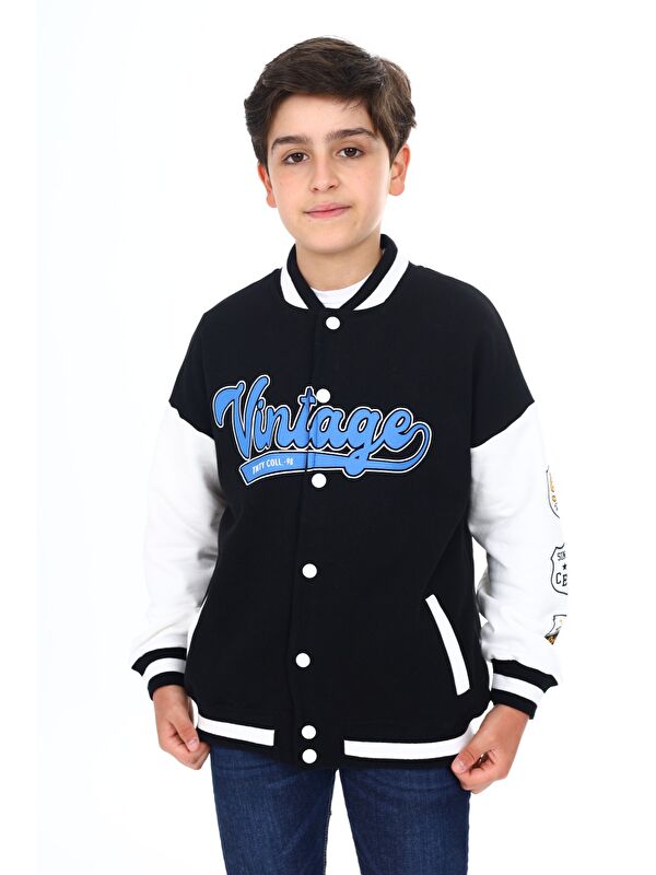 Toontoykids Erkek Çocuk Baskılı Kolej Hırka