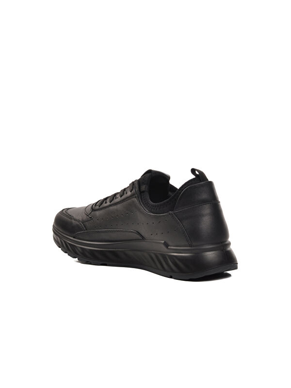 Siyah Deri Ortopedik Erkek Casual Ayakkabı 28800 - Görsel 5