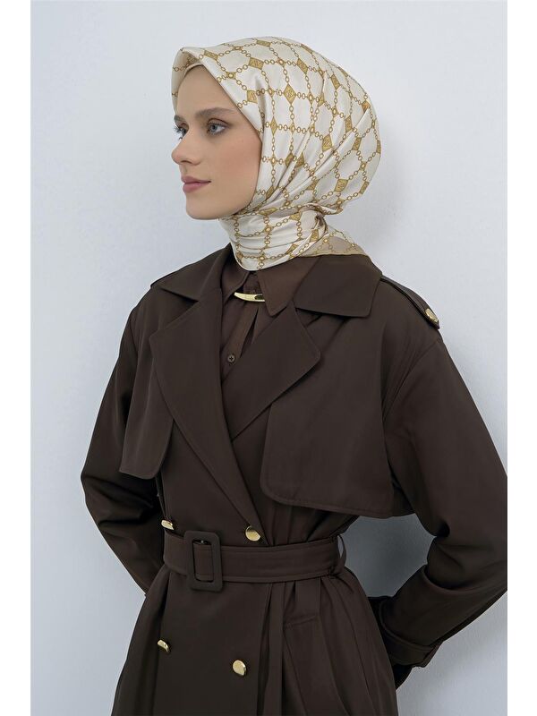 ARMİNE Saf İpek Twill Eşarp 9530D 06