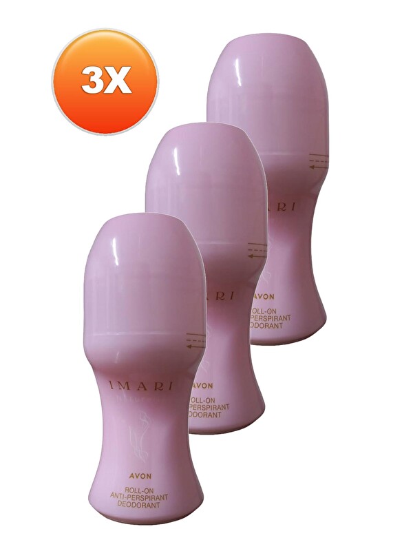 AVON Imari Naturelle Kadın Rollon 50 Ml. Üçlü Set