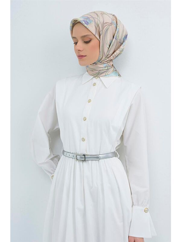 ARMİNE Saf İpek Twill Eşarp 9512D 31