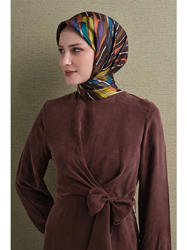 ARMİNE Saf İpek Twill Eşarp 9616D 03