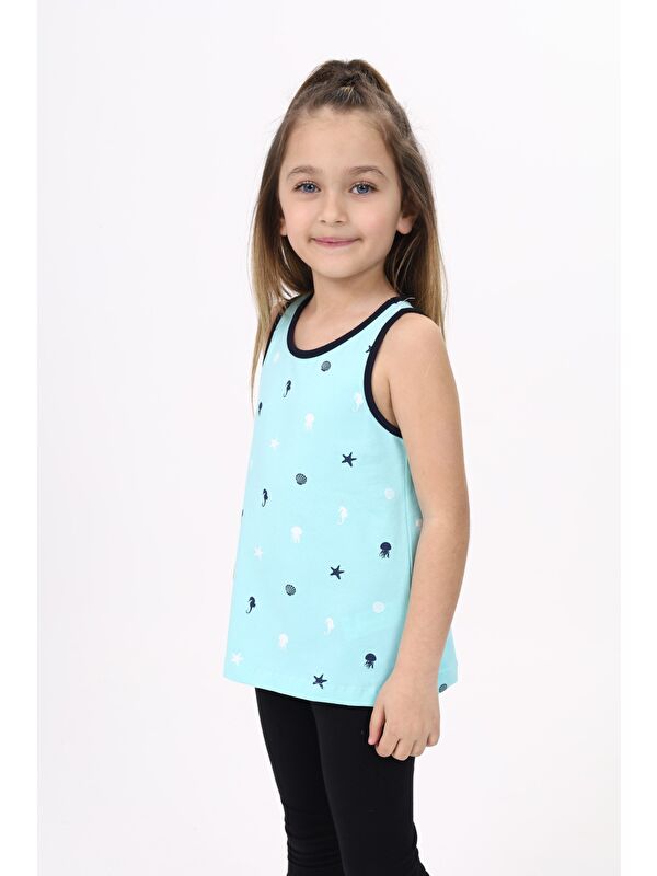 Toontoykids Kız Çocuk Baskılı Atlet