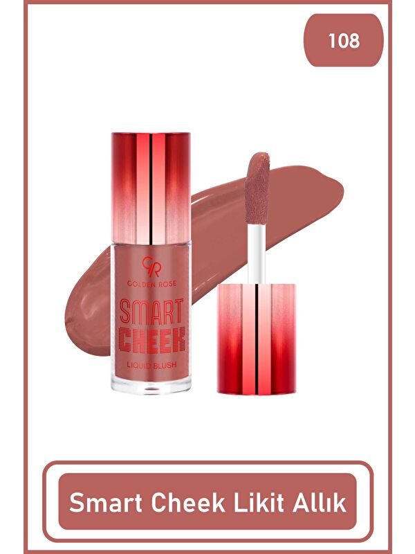 GOLDEN ROSE Smart Cheek Liquid Blusher 108 Likit Allık 6 ml