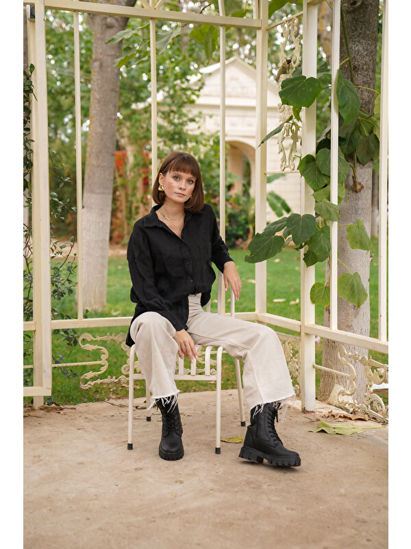 Darina Soğuk Geçirmez Kadın Günlük Ortopedik Kışlık Bot - Görsel 4