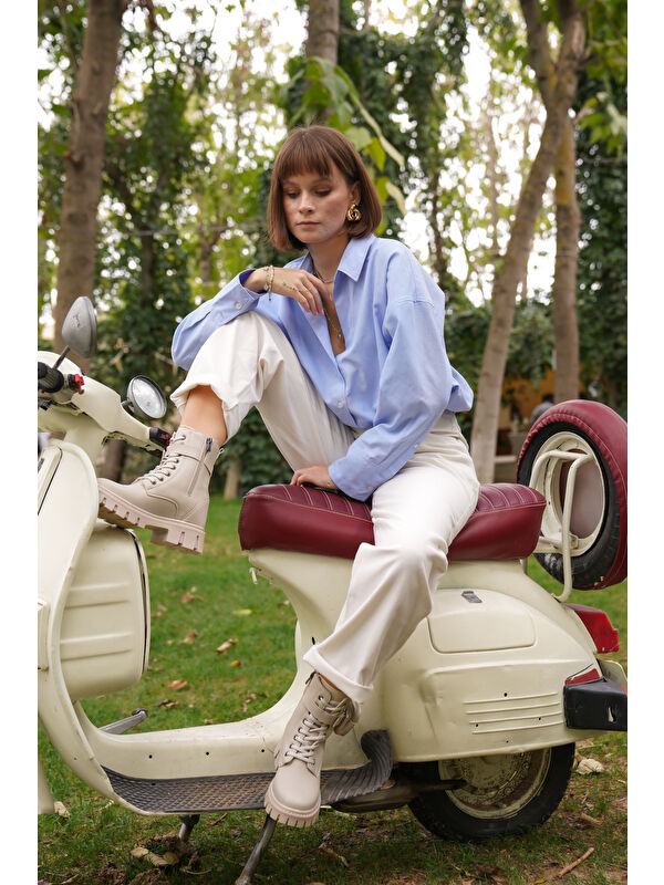 Alyona Soğuk Geçirmez Kadın Günlük Ortopedik Kışlık Bot - Görsel 4