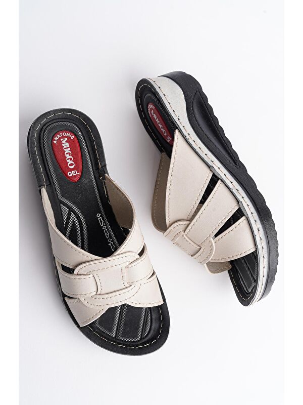 Comfort Kadın Günlük Ortopedik Kaymaz Taban Rahat Terlik - Görsel 4