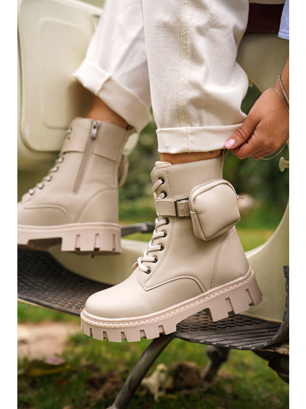 Alyona Soğuk Geçirmez Kadın Günlük Ortopedik Kışlık Bot - Görsel 6