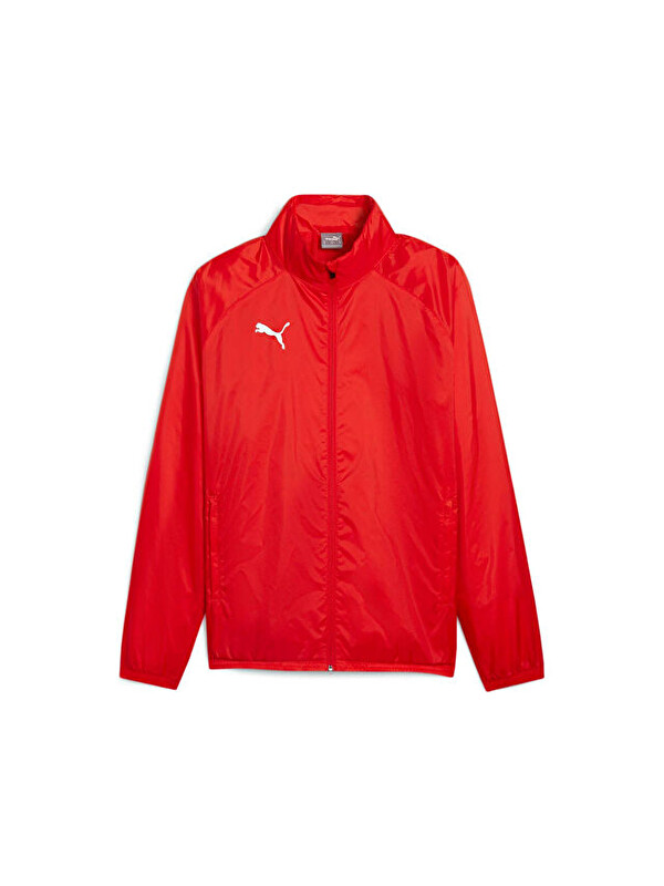 Puma Teamgoal All Weather Jacket Erkek Futbol Antrenman Yağmurluk 65903801 Kırmızı