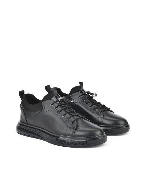 Erkek Hakiki Deri Ayakkabı 1511023Z70812 Siyah - Görsel 3