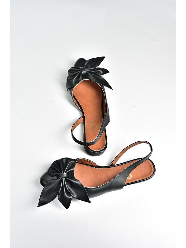 Fox Shoes Siyah Fox Shoes Babet Kadın H726809009