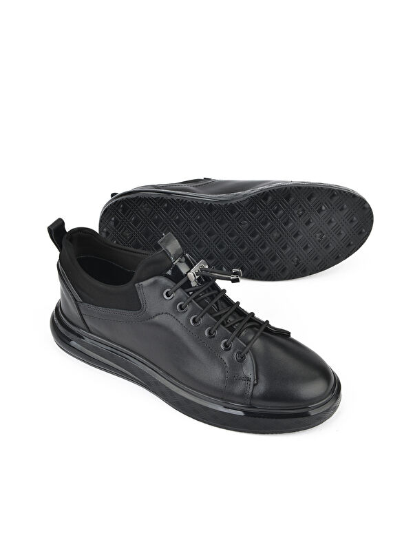 Erkek Hakiki Deri Ayakkabı 1511023Z70812 Siyah - Görsel 5