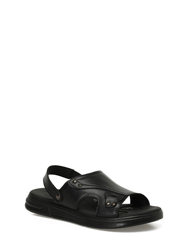 107453.M 5FX Siyah Erkek Sandalet - Görsel 3