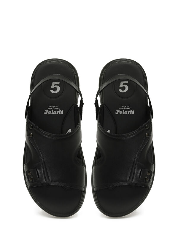 107453.M 5FX Siyah Erkek Sandalet - Görsel 5