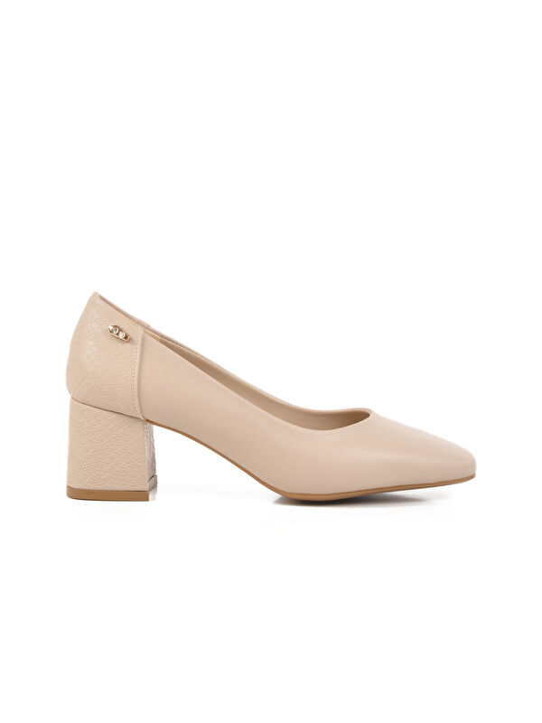 Bej Kadın Topuklu Ayakkabı 312352 Z - Görsel 2