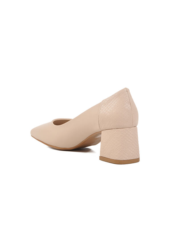 Bej Kadın Topuklu Ayakkabı 312352 Z - Görsel 5