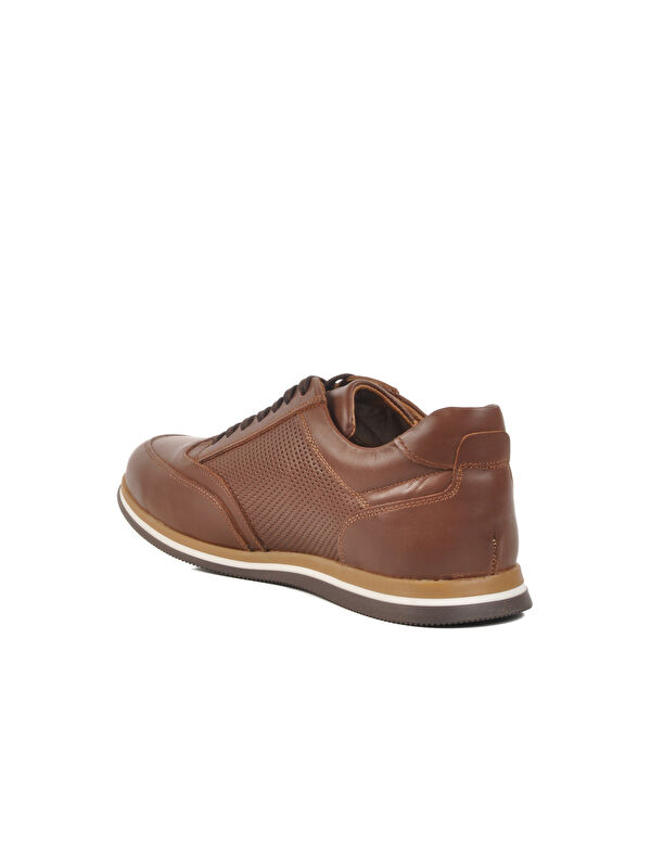 Taba Hakiki Deri Erkek Casual Ayakkabı Mika M - Görsel 5