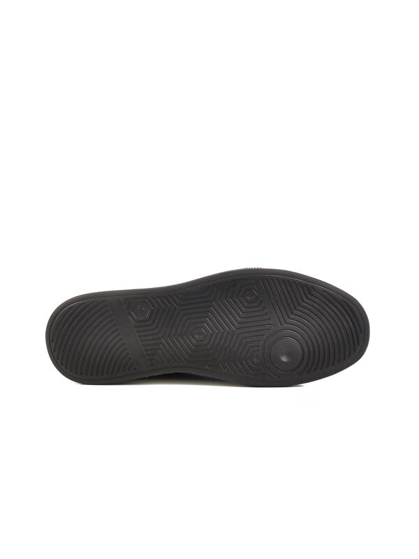 Siyah Nubuk Hakiki Deri Erkek Casual Ayakkabı 2516 M - Görsel 6