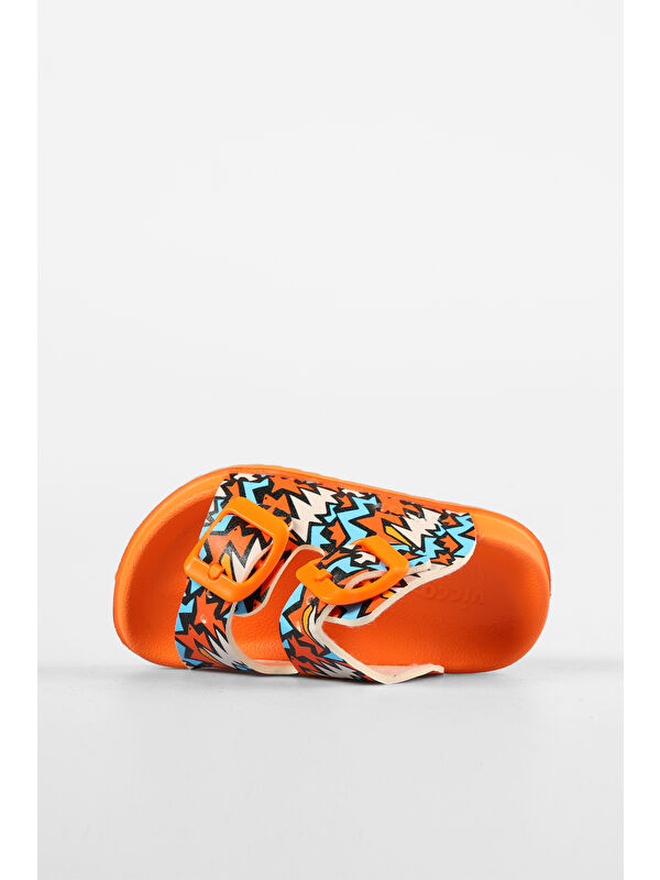 Gibli II Baskılı Erkek Bebek Orange Terlik - Görsel 7