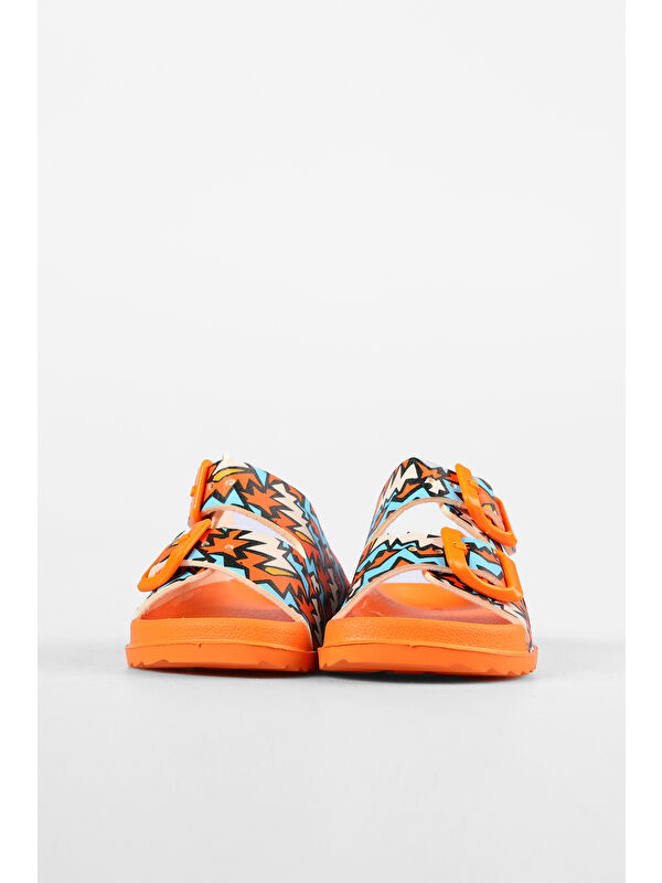 Gibli II Baskılı Erkek Bebek Orange Terlik - Görsel 3