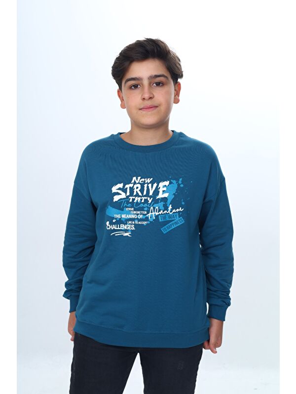 Toontoykids Erkek Çocuk New Strıve Baskılı Sweatshirt