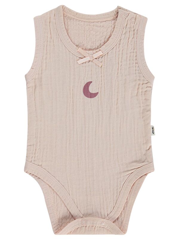 Civil Baby Hilal Baskılı 1-36 Ay Çıtçıtlı Badi