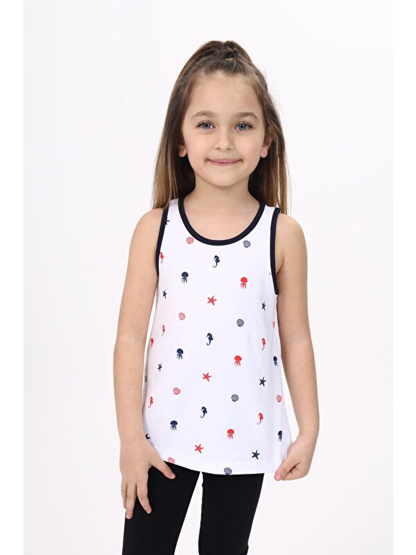 Toontoykids Kız Çocuk Baskılı Atlet