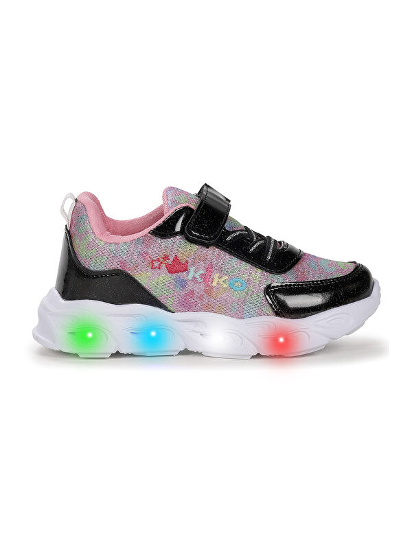 Teno Cırtlı Işıklı Kız Çocuk Spor Ayakkabı - Görsel 4