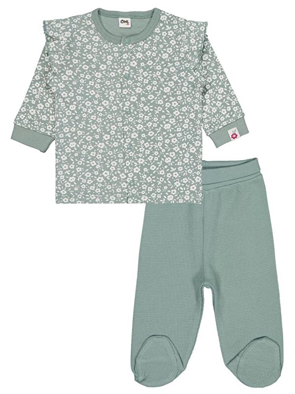 Civil Bebek Çiçek 1-9 Ay Pijama Takımı