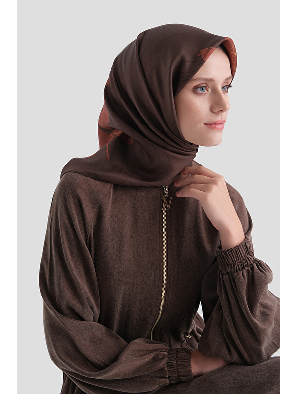 ARMİNE Saf İpek Twill Eşarp 9617D 36
