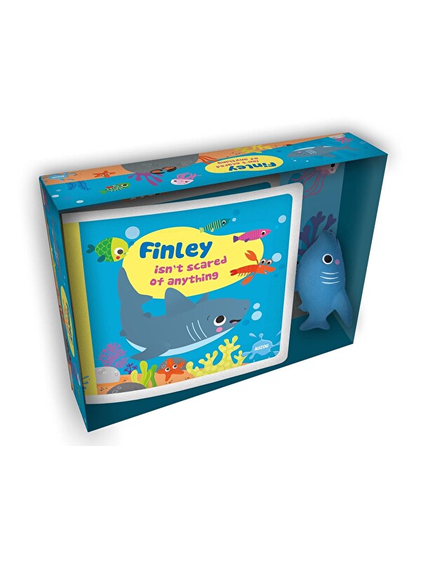 Auzou Publishing My First Bath Book & Toy: Finley isn't Scared of Anything