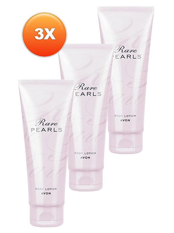 AVON Rare Pearls Kadın Vücut Losyonu 125 Ml. Üçlü Set