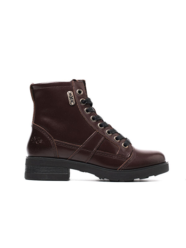 Oxs Kadın Çizme OXW002401 FRANK 0024 MID W LEATHER DK.Burgundy