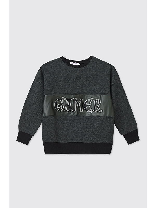 Panço Erkek Çocuk Antrasit Sweatshirt