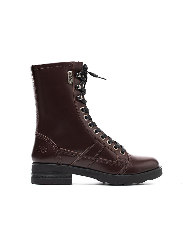 Oxs Kadın Çizme OXW002102 FRANK 0021 MID W LEATHER DK.Burgundy