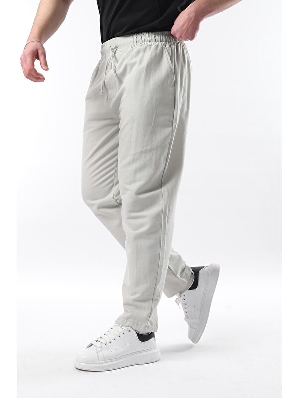 Madmext Mint Yeşili Fit Kesim Erkek %100 Pamuk Pantolon E6558