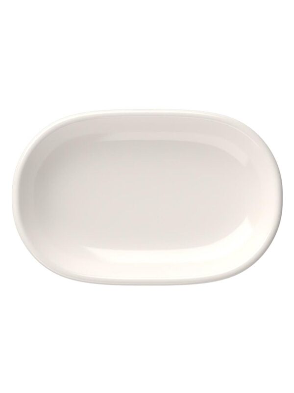 TABAK EVİ Porselen Magnus Oval Kayık Tabak 23x15x3cm Tekli
