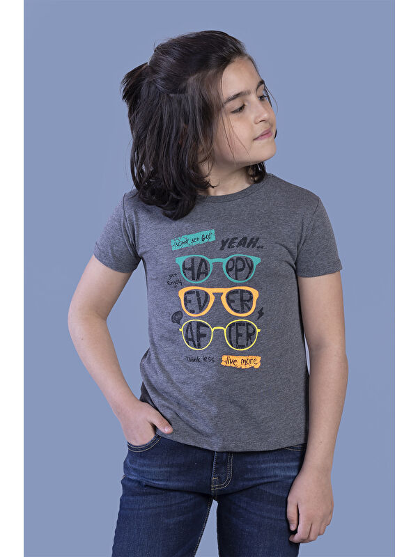 Toontoykids Erkek Çocuk Gözlük Baskılı Tişört