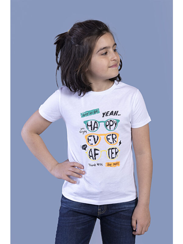 Toontoykids Erkek Çocuk Gözlük Baskılı Tişört