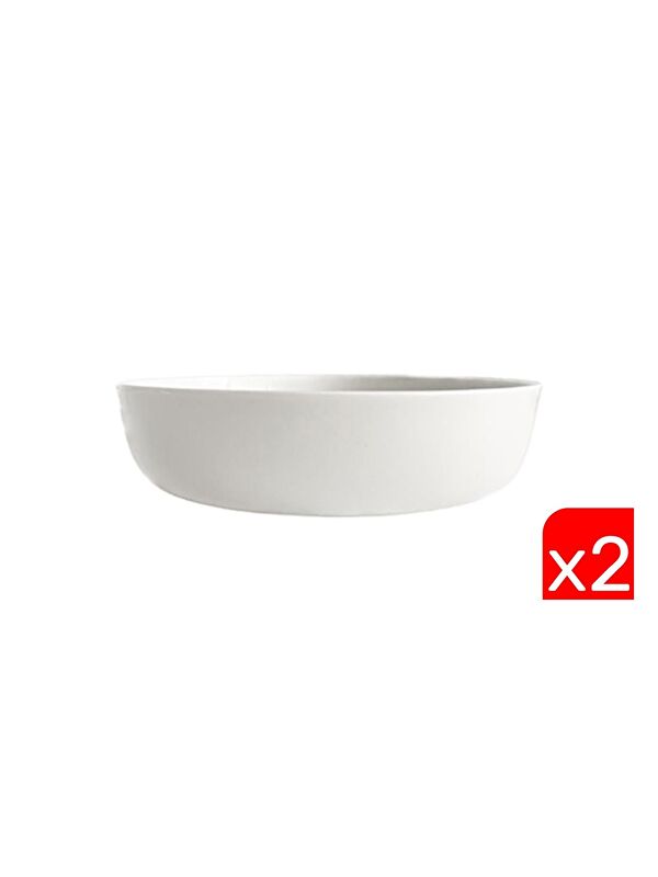 TABAK EVİ Porselen Stolt Kase 20,50x5cm 1170cc 2 Lİ