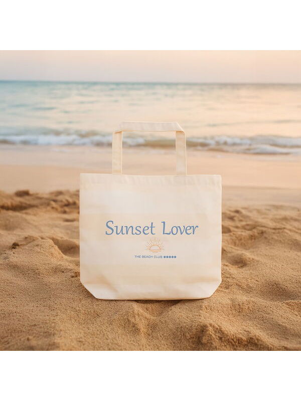Evidea Soft Sunset Lover Çanta - Ekru - 50x45 cm