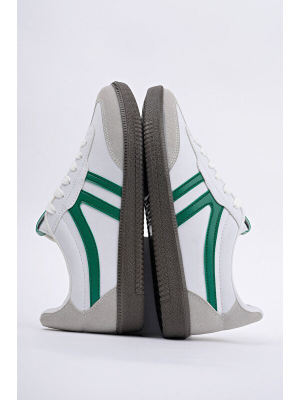 GARCİA Unisex Ortopedik Günlük Bağcıklı Yürüyüş Koşu Sneaker Spor Ayakkabı - Görsel 3