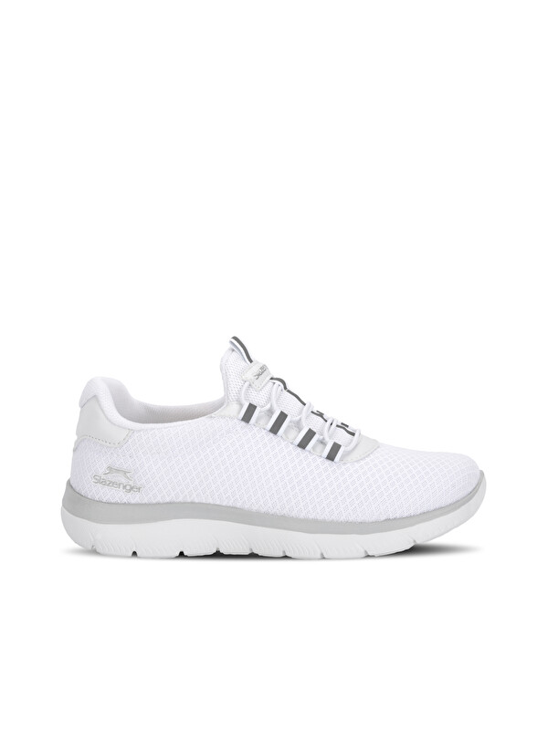 SLAZENGER FLEX FIT I Kadın Beyaz Koşu & Yürüyüş Spor Ayakkabısı