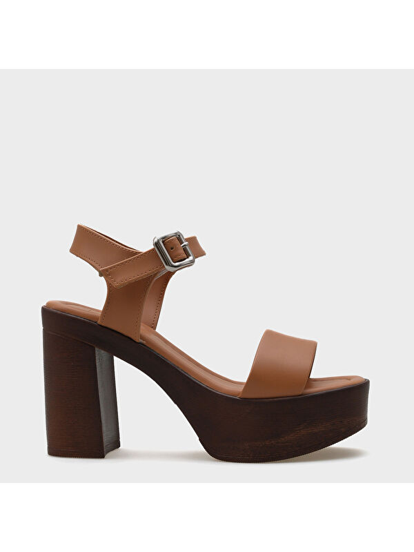 Capone Outfitters Dolores Platform Tek Bantlı Kadın Sandalet