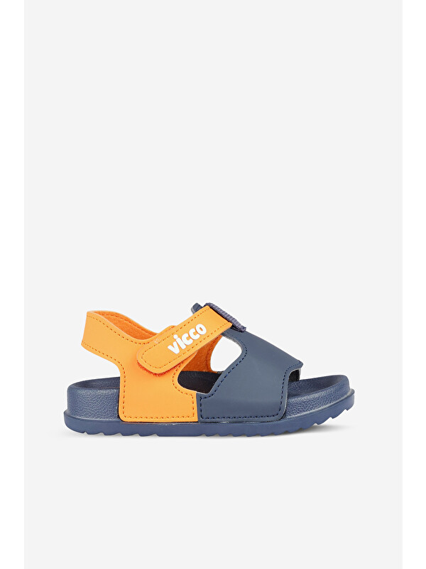Vicco Sevan Hafif Erkek Okul Öncesi Lacivert/Orange Sandalet