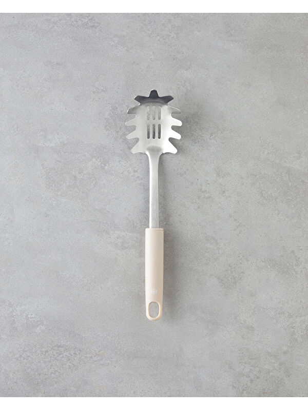 English Home Maisy Paslanmaz Çelik Salata Maşası Servis Gereci 31,5 cm Krem