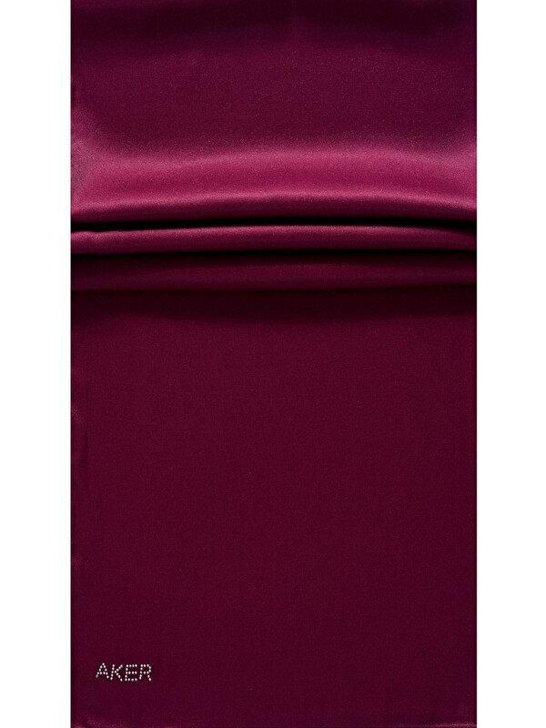 AKER Bordo 75X190 CM Kristal Şal